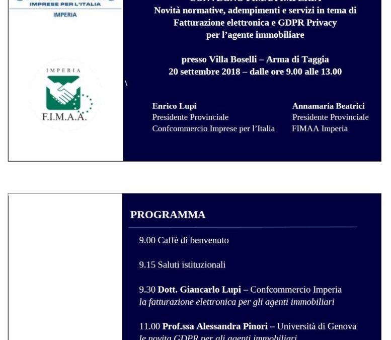 Privacy e Fatturazione Elettronica: le Agenzie Immobiliari a Convegno