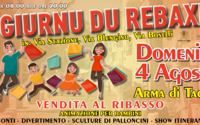 Torna U Giurnu Du Rebaxiu, la giornata delle svendite di Arma di Taggia
