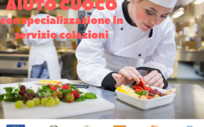 Corso gratuito per Aiuto Cuoco. Prorogata al 22 Novembre la scadenza per iscriversi