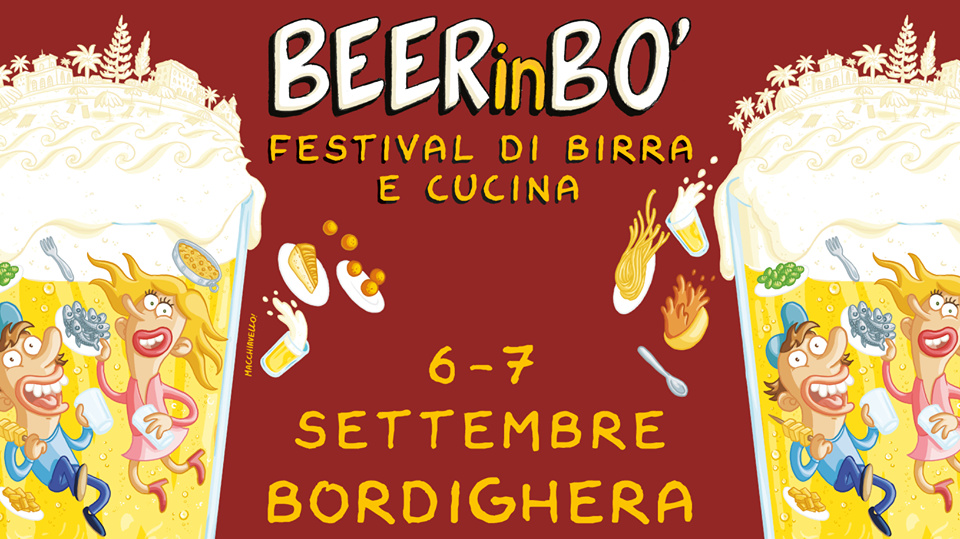 Il 6 e 7 Settembre torna a Bordighera BEERinBO’, il Festival di Birra e Cucina