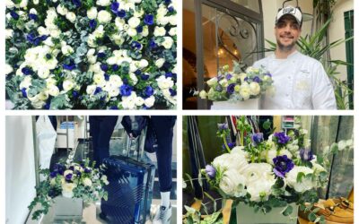 Sanremoinfiore: le composizioni di Federfiori nelle vetrine della città