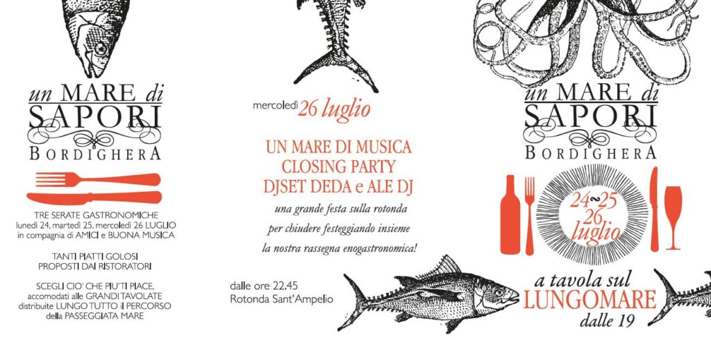 Tutto pronto per l'ottava edizione di Bordighera Un Mare di Sapori
