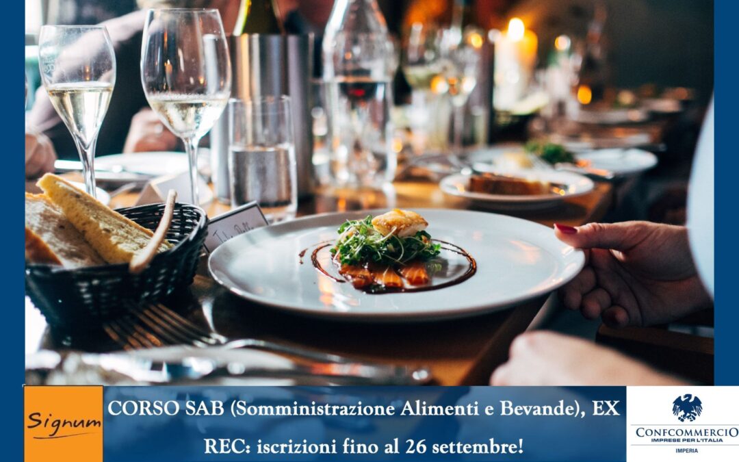 Al via il nuovo corso SAB (ex REC)