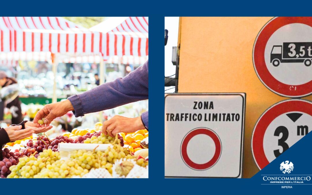 Cartelle agli ambulanti per Ztl Via Cascione a Imperia Fiva Confcommercio chiede incontro urgente